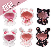 [입고완료] PROOF 벚꽃 고양이씨와 벚꽃 토끼씨의 케이프 가챠 단품 (랜덤)